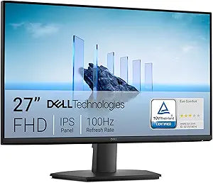 Dell 27 Monitor - SE2725HM - 27-inch Full HD (1920x1080) 16:9 100Hz Display, IPS Panel, 16.70 Million Colors, Anti-Glare, 1 HDMI / 1 VGA Port, T V Rheinland 3-Star*, Comfortview Plus - Black