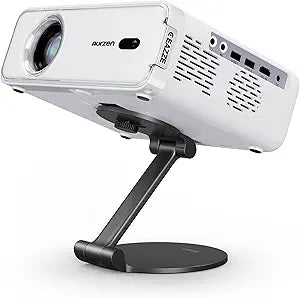 Aurzen Projector Foldable Stand, Ultra-Compact with Easy Setup, 180 Rotation, Compatible with Aurzen EAZZE D1R, D1, D1R Cube, D1G, TMY, HAPPRUN, Yaber & Most Projectors ( -Inch Screw, Only Stand)