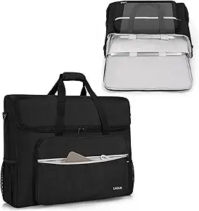 LCD Screens/TVs(up to 2) Transport Tote Bag for 19' - 24' Displays Padded Monitor Carrying Case (NOT FOR IMAC) Travel Bag With Shoulder Strap,Large Accessories Pocket