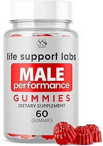 Life Support Labs Gummies, Official LifeSupportLabs Gummys for Men with All Natural Ingredients, Life Support Labs Advanced Health & Wellness Formula with Premium Active Lifestyle Vitamins(60 Gummies)