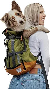 K9 Sport Sack Urban 3 - Large, Leafy - Ideal for Dogs with 20-22 Back Length - Dual-Use, Backpack-Style Carrier + Everyday Pack