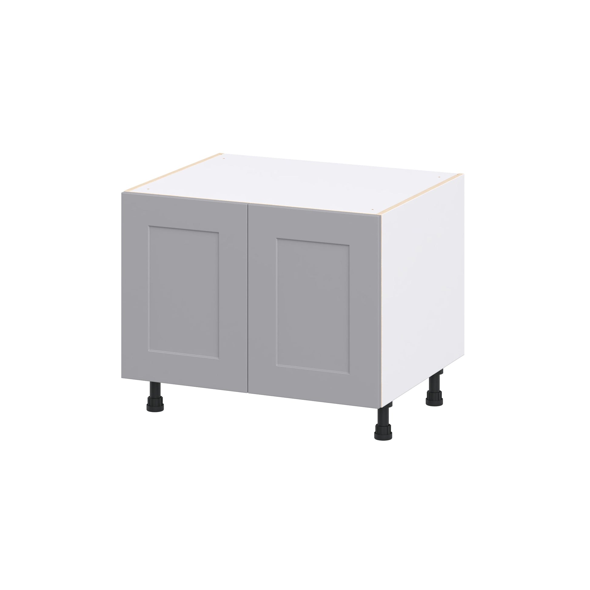 Hugo&Borg Beaumont 30-in W x 24.5-in H x 24.5-in D Slate Gray Apron Front Sink Base Fully Assembled Cabinet Flat Panel Shaker