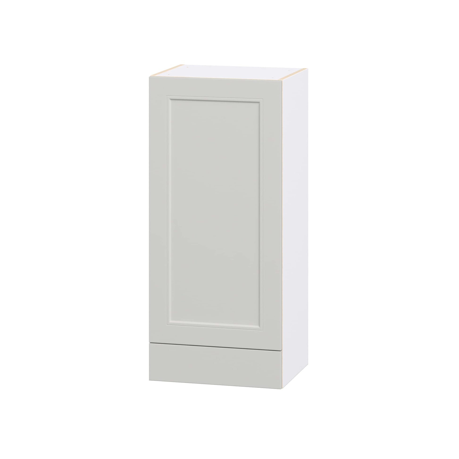 Hugo&Borg Belcourt 18-in W x 40-in H x 14.75-in D Painted Light Gray Wall Fully Assembled Cabinet Recessed Panel Shaker