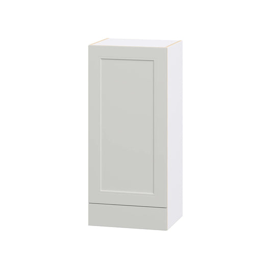 Hugo&Borg Belcourt 18-in W x 40-in H x 14.75-in D Painted Light Gray Wall Fully Assembled Cabinet Recessed Panel Shaker