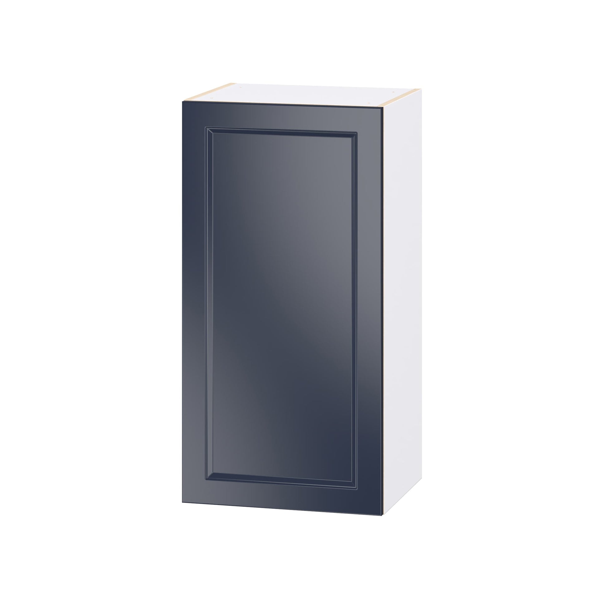 Hugo&Borg Lorette 18-in W x 35-in H x 14.75-in D Navy Blue Wall Fully Assembled Cabinet Recessed Panel Shaker