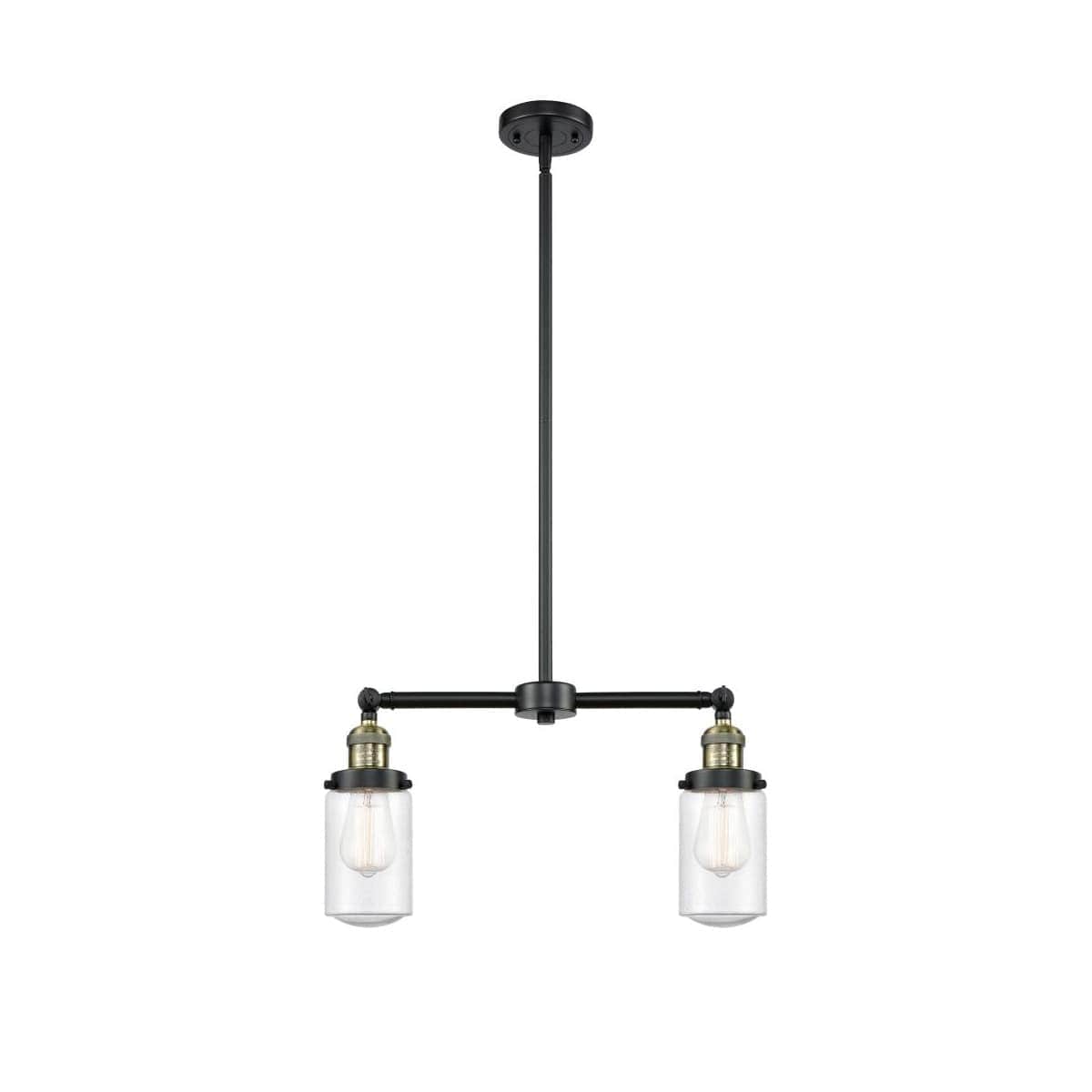 Innovations Lighting  209-BAB-G314-LED Franklin Restoration Dover Chandelier Black Antique Brass
