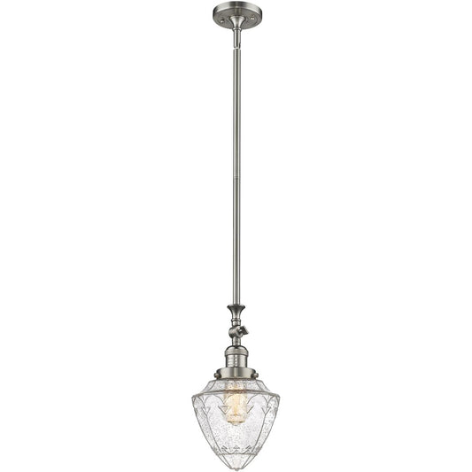 Innovations Lighting  206-SN-G664-7-LED Franklin Restoration Bullet Mini Pendant Brushed Satin Nickel