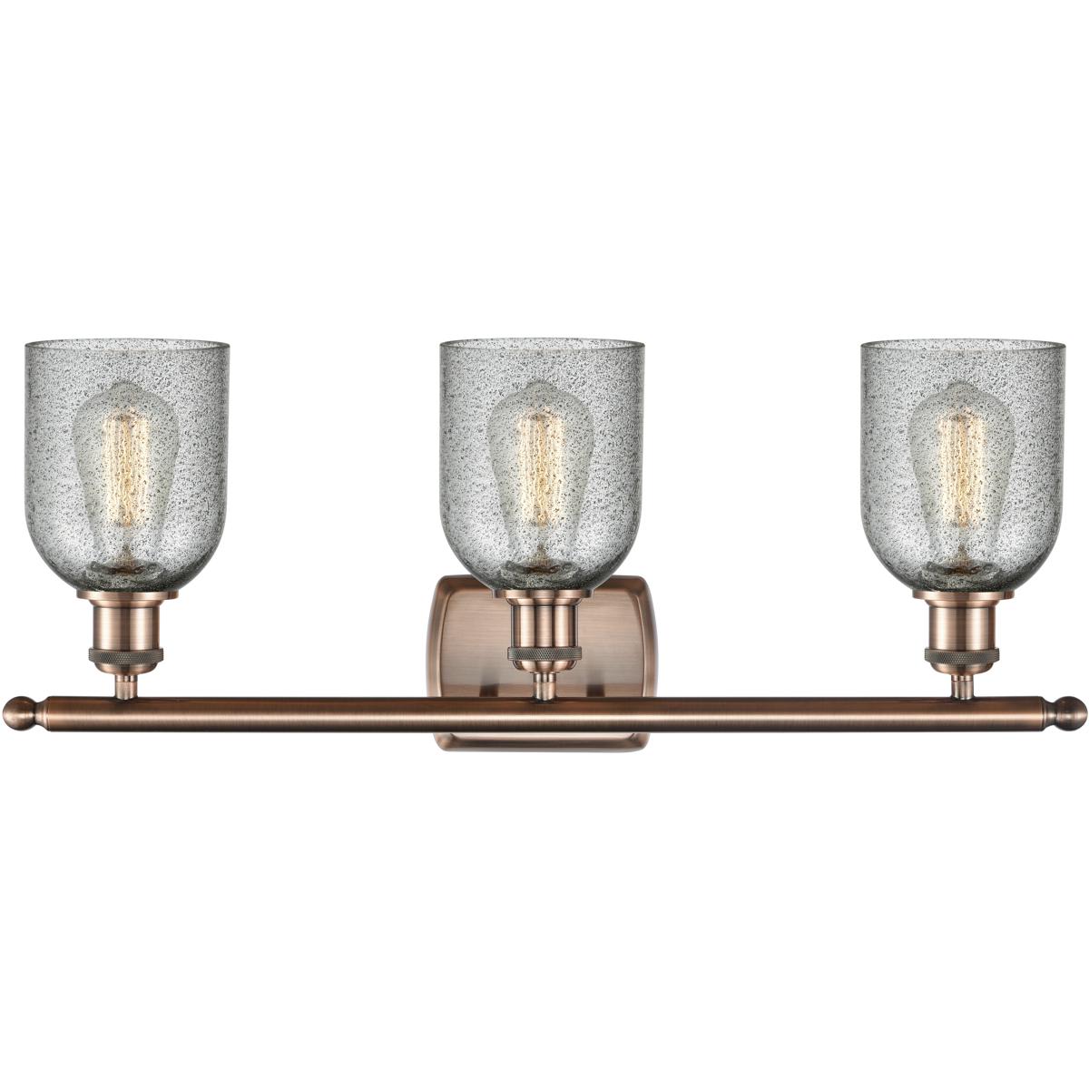 Innovations Lighting  516-3W-AC-G257 Ballston Caledonia Bathroom Vanity Light Antique Copper
