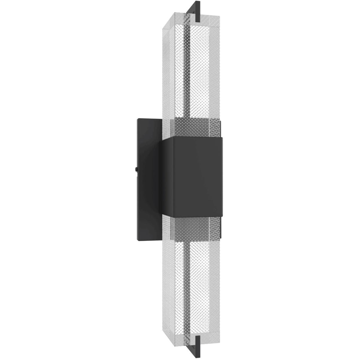 Avenue Lighting  HF3012-BK-SNW Original Glacier Snow Avenue Wall Sconce Wall Light in Black
