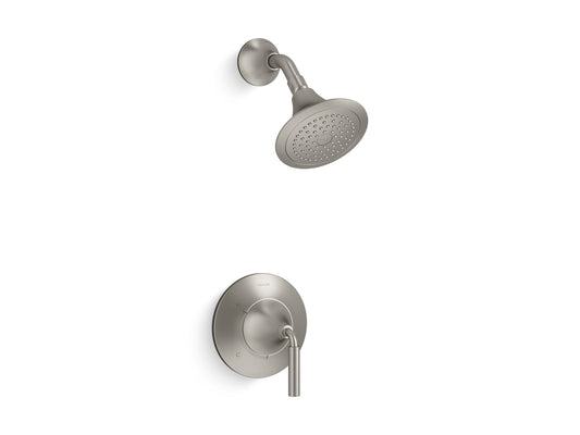 KOHLER Tone 1.75 GPM 1-Handle Rite-Temp Shower Trim Kit in Vibrant Brushed Nickel (Valve Not Included)