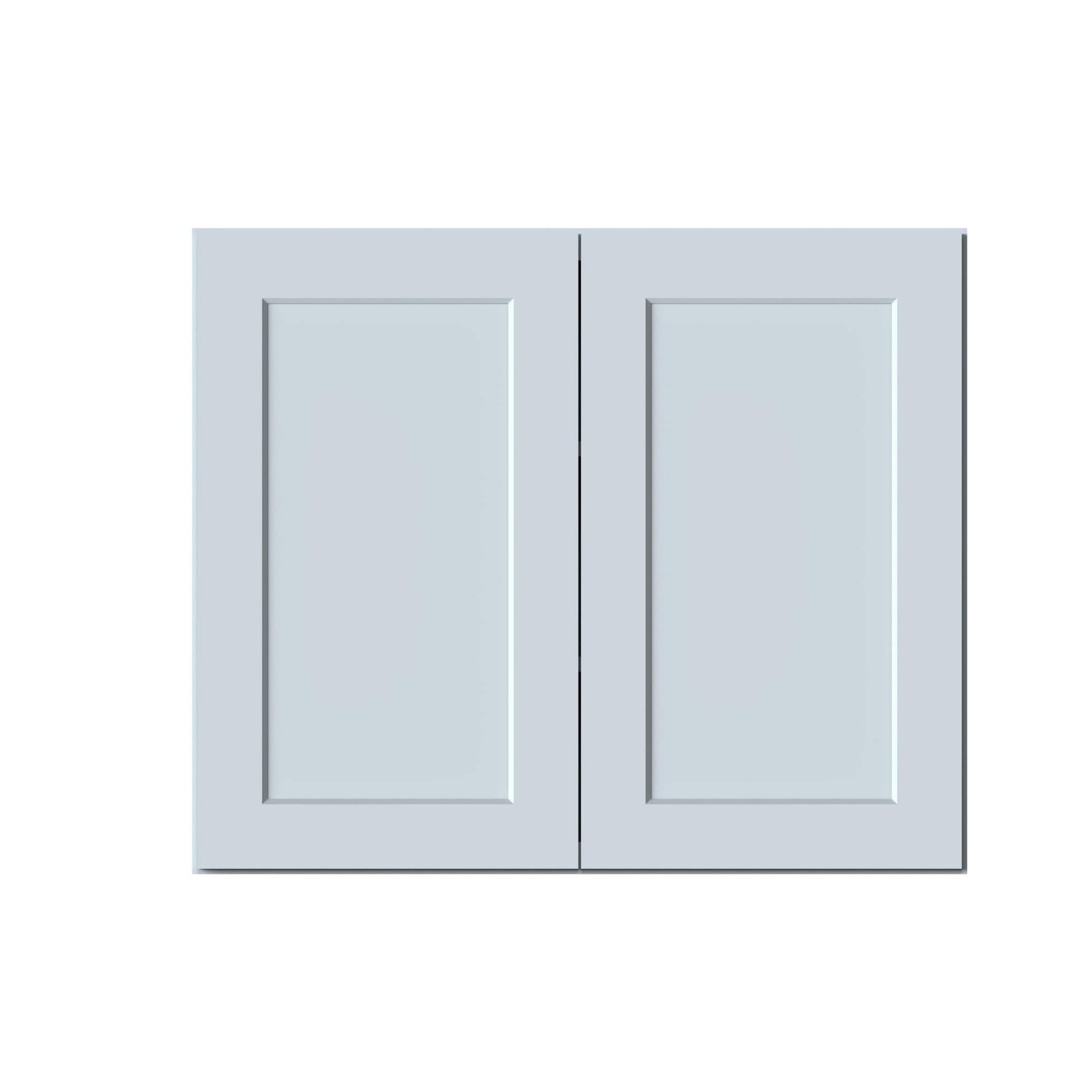 Boyel Living 36in.W x12in.D x30in.H Dove Gray WALL CABINET Fully assembled Cabinet With Two HDF Doors