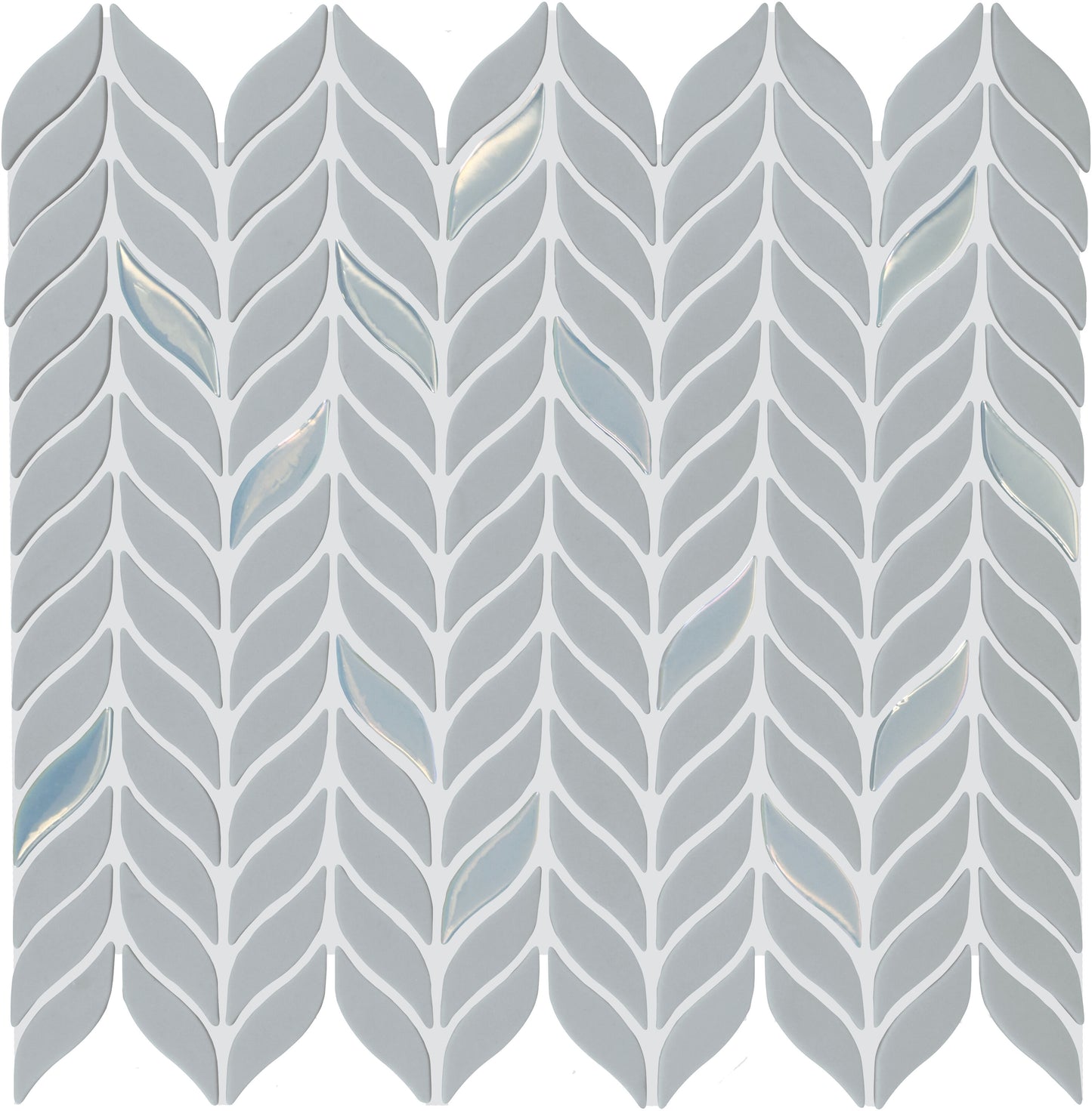 Daltile Starcastle Wonderstar 12-in x 13-in Matte Glass Mosaic Wall Tile ( 14.7-sq ft Carton )