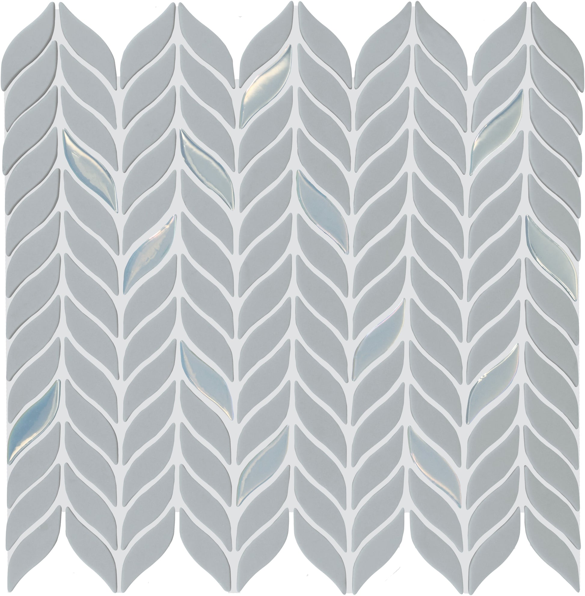 Daltile Starcastle Wonderstar 12-in x 13-in Matte Glass Mosaic Wall Tile ( 14.7-sq ft Carton )