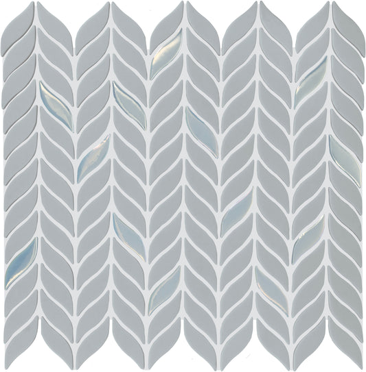 Daltile Starcastle Wonderstar 12-in x 13-in Matte Glass Mosaic Wall Tile ( 14.7-sq ft Carton )