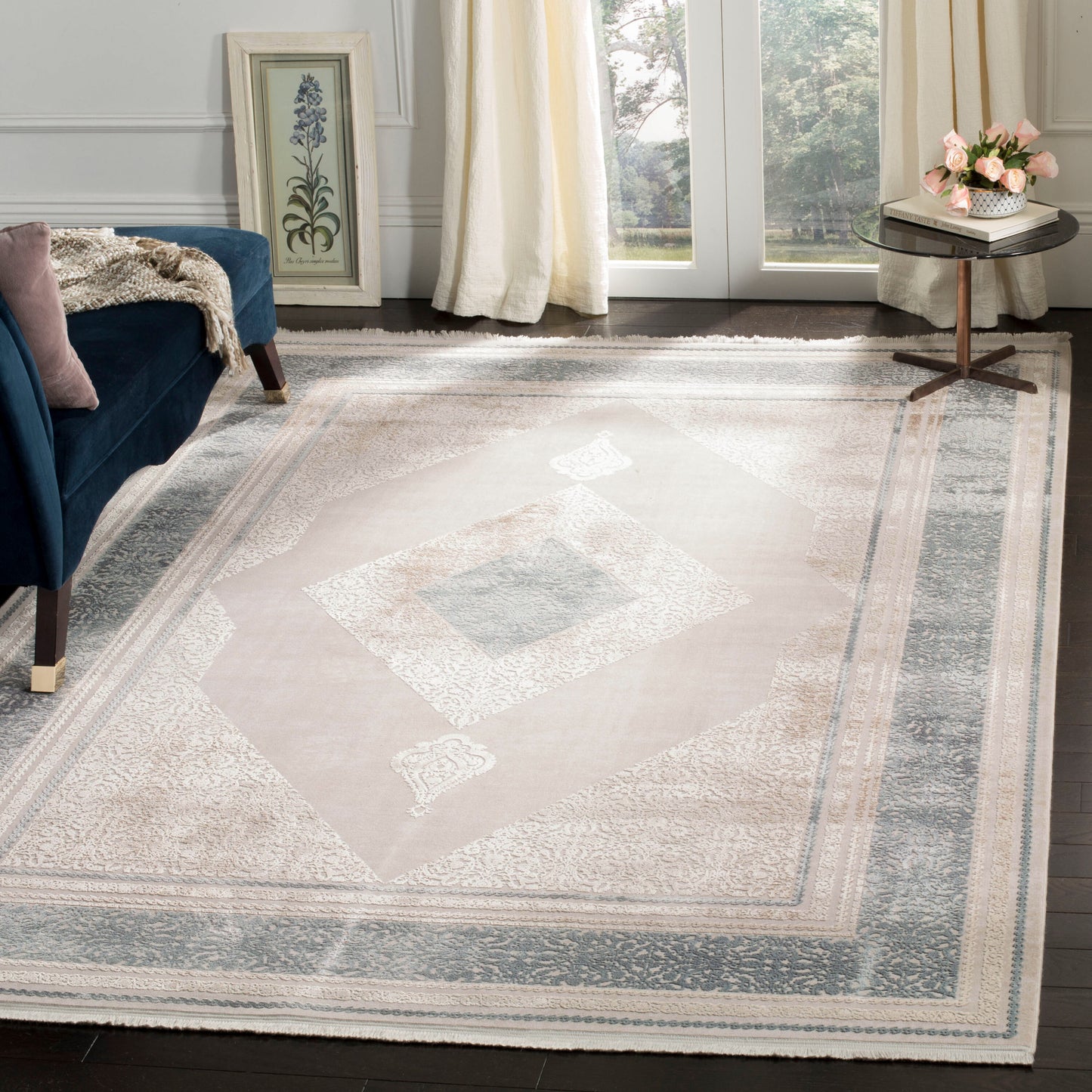 Safavieh Eclipse 183B Beige 4 x 6 Rectangular Area rug
