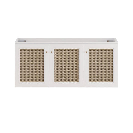 Swiss Madison Classe 48 WallMounted Bathroom Vanity in White Oak without Sink Top