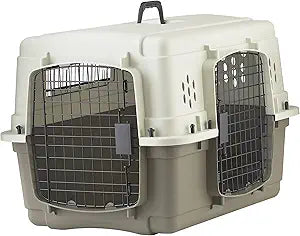 Pet Lodge Two Door Dog Crate | Designed for Air Transport | Dog Kennel | Easy to Clean Pet Crate | for Pets Up to 30lbs | Small