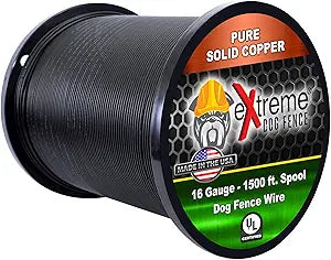 Extreme Dog Fence 16 Gauge Wire 1500 Ft - Heavy Duty Pet Containment Wire Compatible with Every In-Ground Fence System for Dogs - Heavy Duty Hybrid Extra Strength Steel