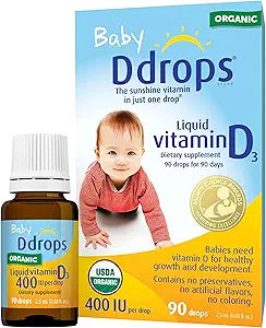 Ddrops Baby 400 IU Drops, Pack of 2
